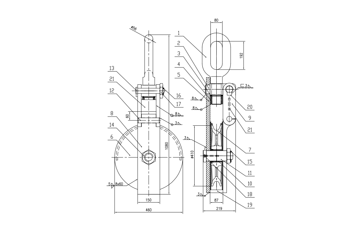 SB311 كتلة انتزاع الشحن