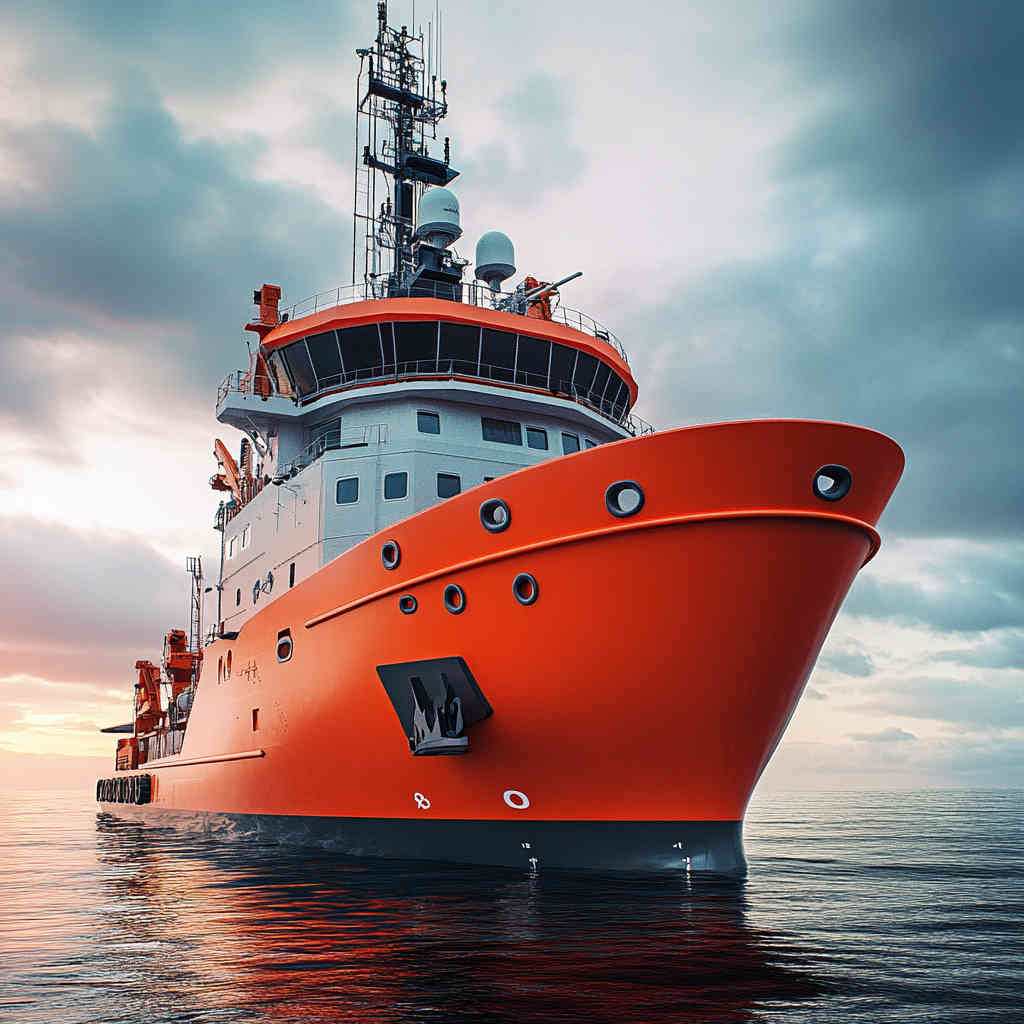 كم تزن سفينة الشحن؟